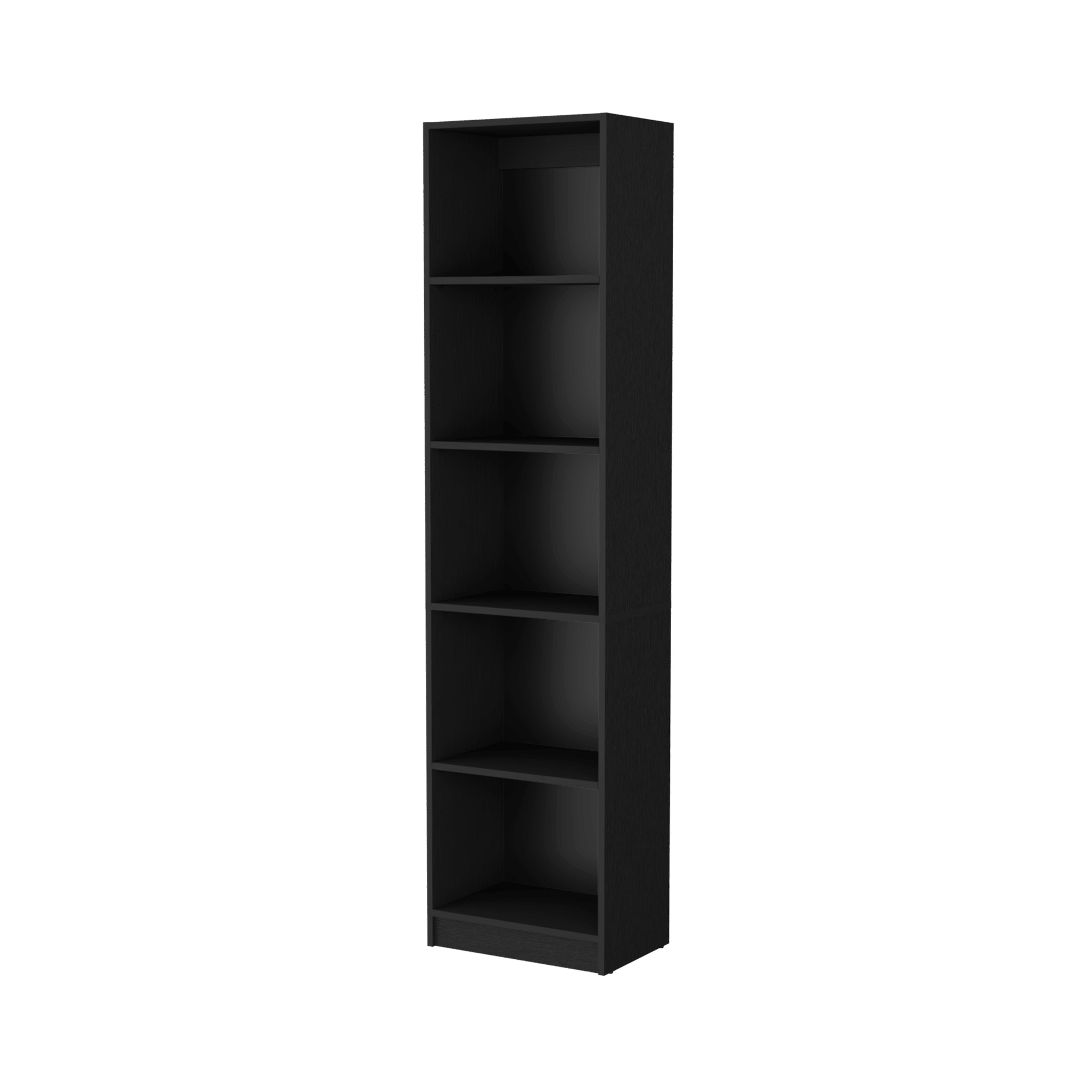 Sutton Slim Bookcase with 5 Shelves for Modern Living