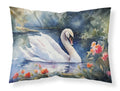 Swan Standard Pillowcase Lightweight Super Soft Easy Care Decorative Artwork Pillowcase