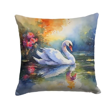 Graceful Swan Indoor-Outdoor Decorative Pillow