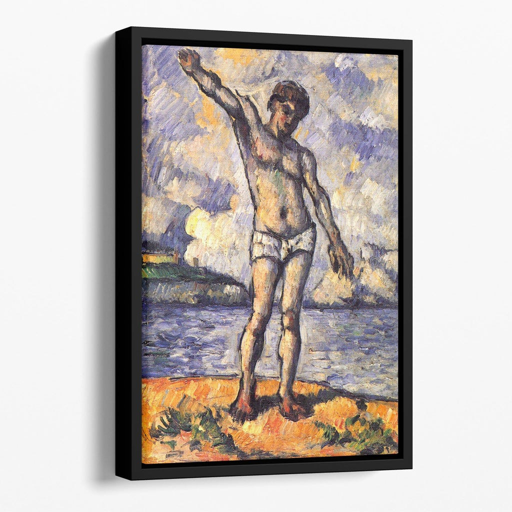 Cezanne Swimmer with Outstretched Arms Framed Art