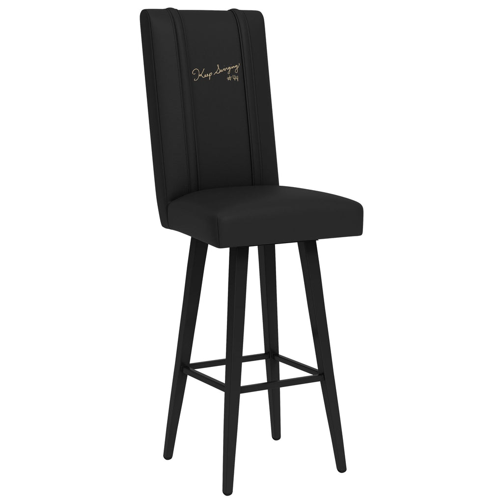 Atlanta Braves Keep Swinging Swivel Bar Stool
