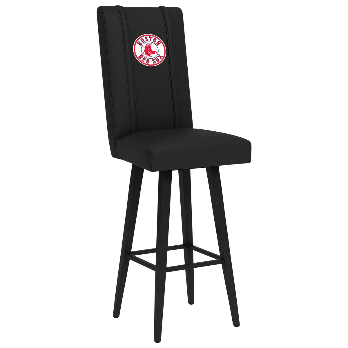 Boston Red Sox Logo Swivel Bar Stool