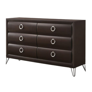 Tablita Dark Merlot Six-Drawer Dresser