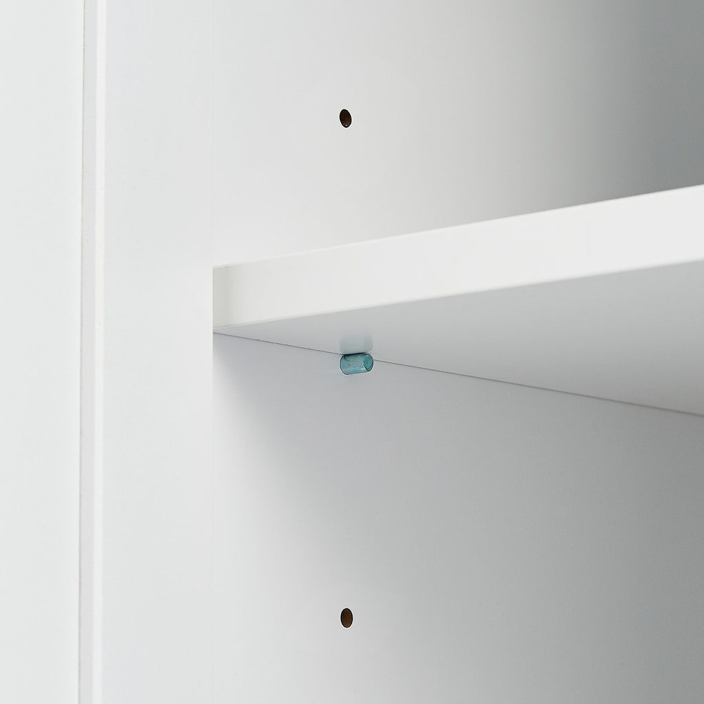 Tall Storage Cabinet with Doors and Three Drawers