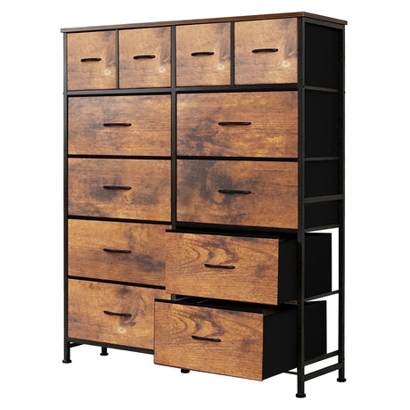 Tall 12-Drawer Organizer with Display Top