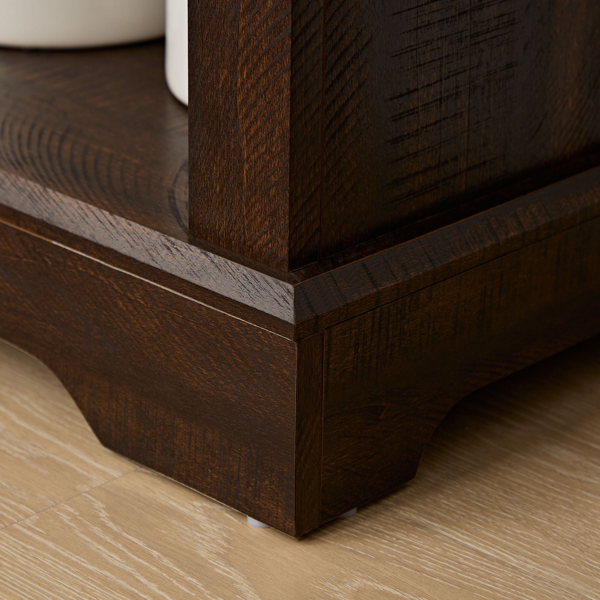 Farmhouse Barn Door Storage Cabinet for Kitchen Pantry