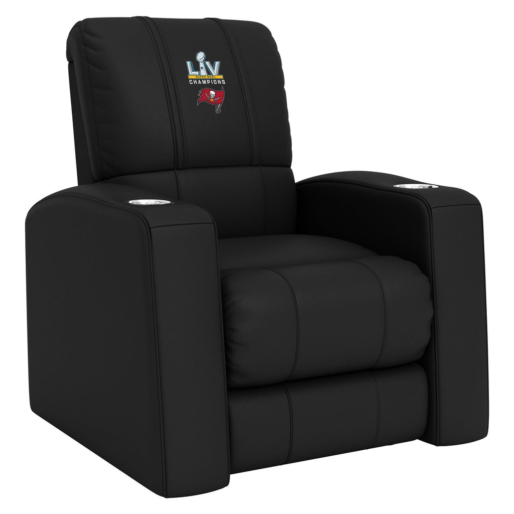 Tampa Bay Buccaneers Super Bowl LV Recliner with Wall-A-Way Recline and XZipit Logo System