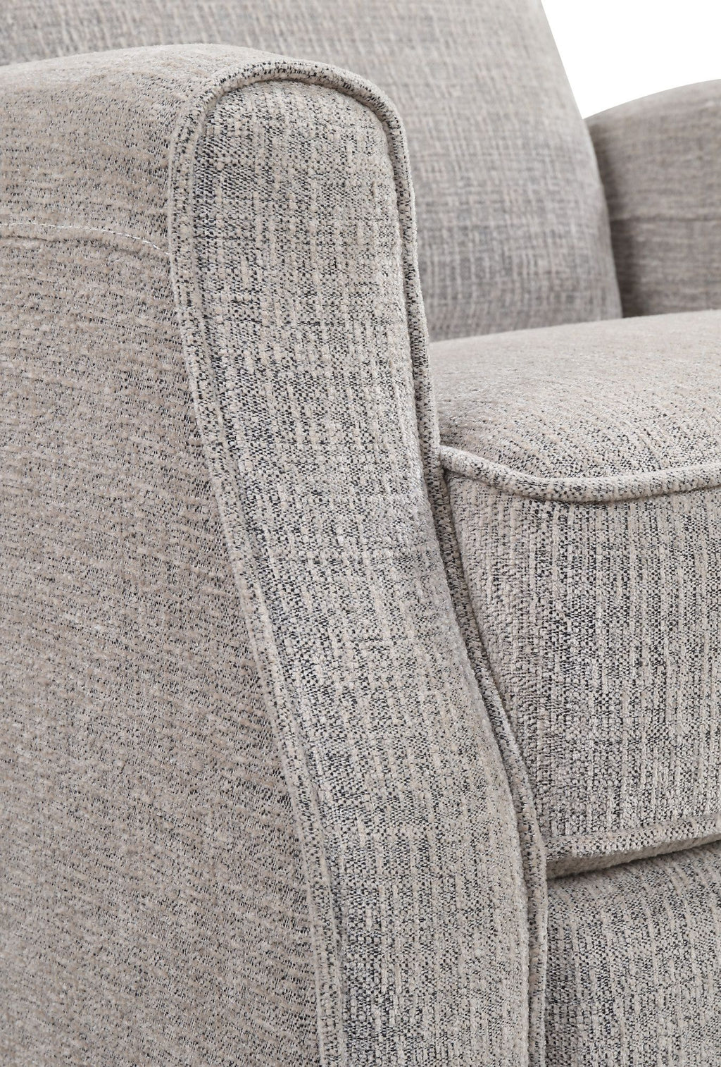 Tan Swivel Gliding Recliner – No-Tool Setup, Wheat Color Palette