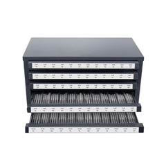 Five-Drawer Tap Organizer Cabinet for Workshops