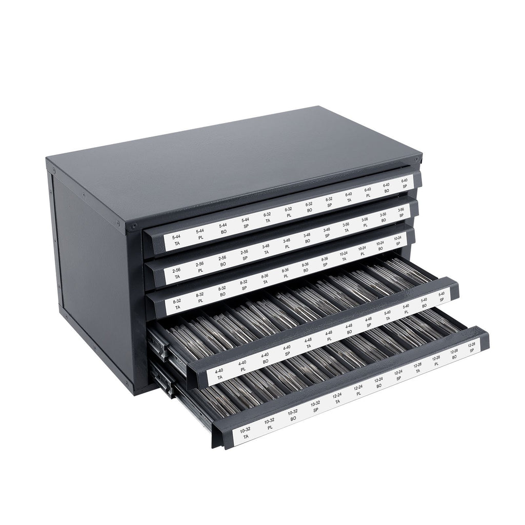 Five-Drawer Tap Organizer Cabinet for Workshops