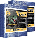 water-ready Blue Tarps with Metal Tie-Down Grommets