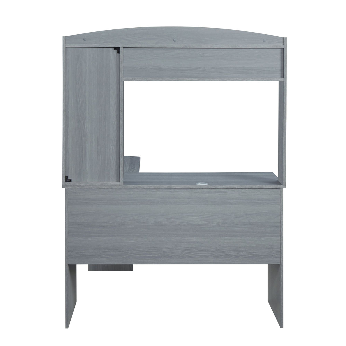 Techni Mobili L-Shaped Desk with Integrated Hutch