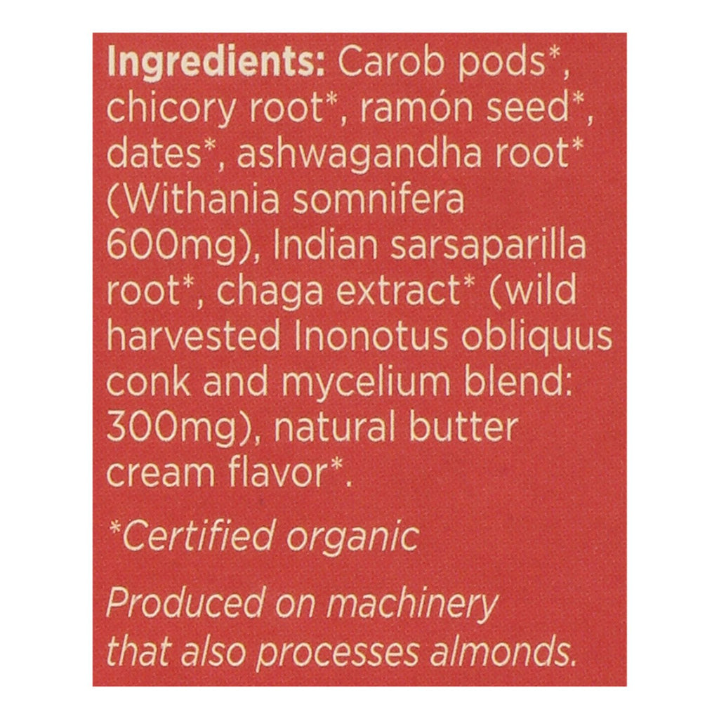 Teeccino Mushroom Chaga Ashwagandha Tea - Case of 6 (10 Bags Each)