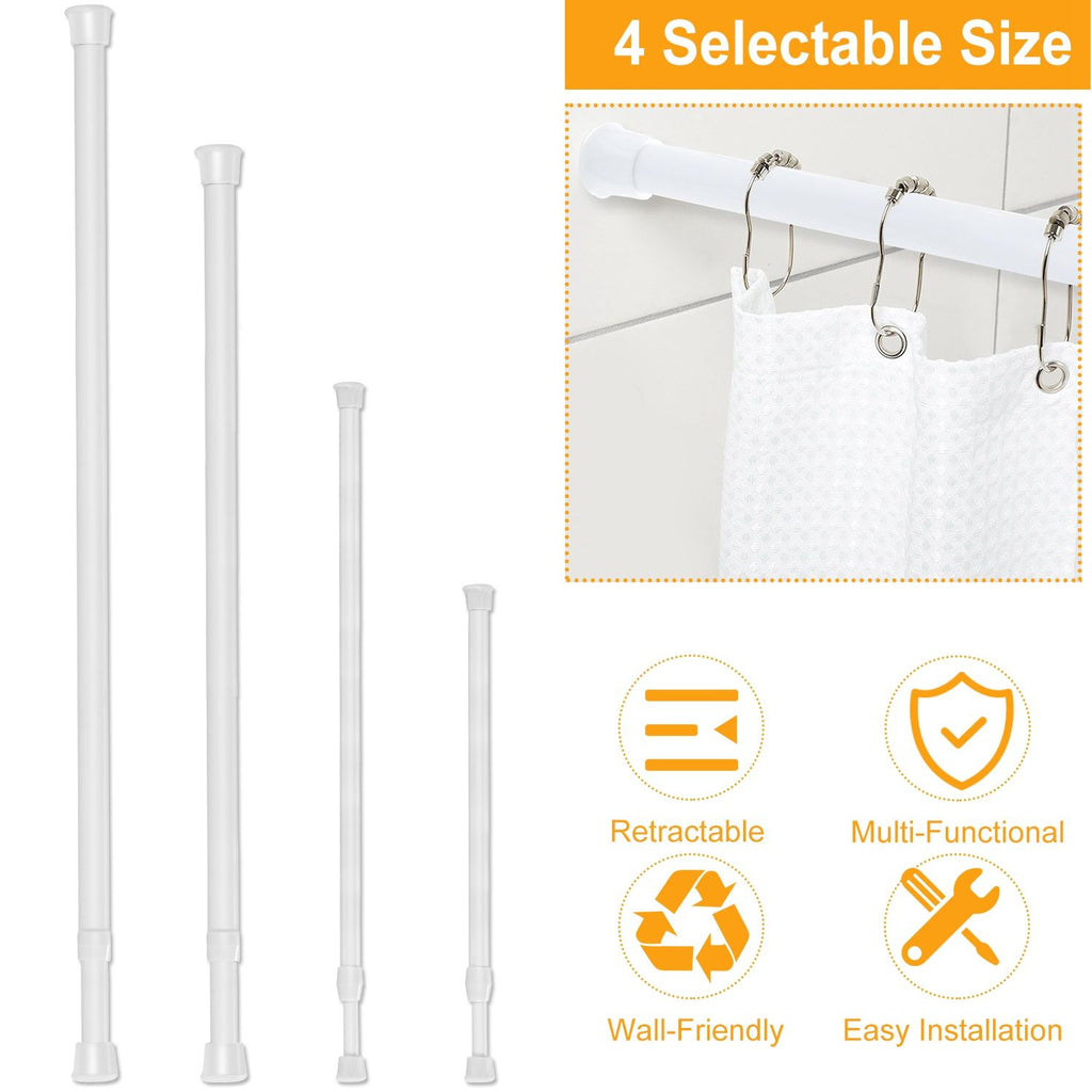 Adjustable Spring-Loaded Tension Curtain Rod