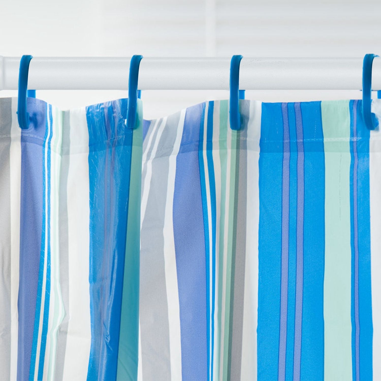Adjustable Spring-Loaded Tension Curtain Rod