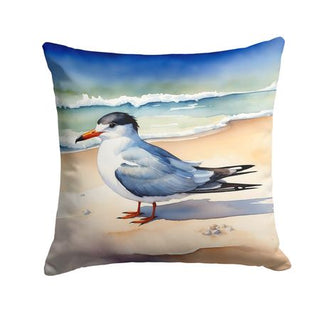 Resting Tern Indoor and Outdoor Decorative Throw Pillow