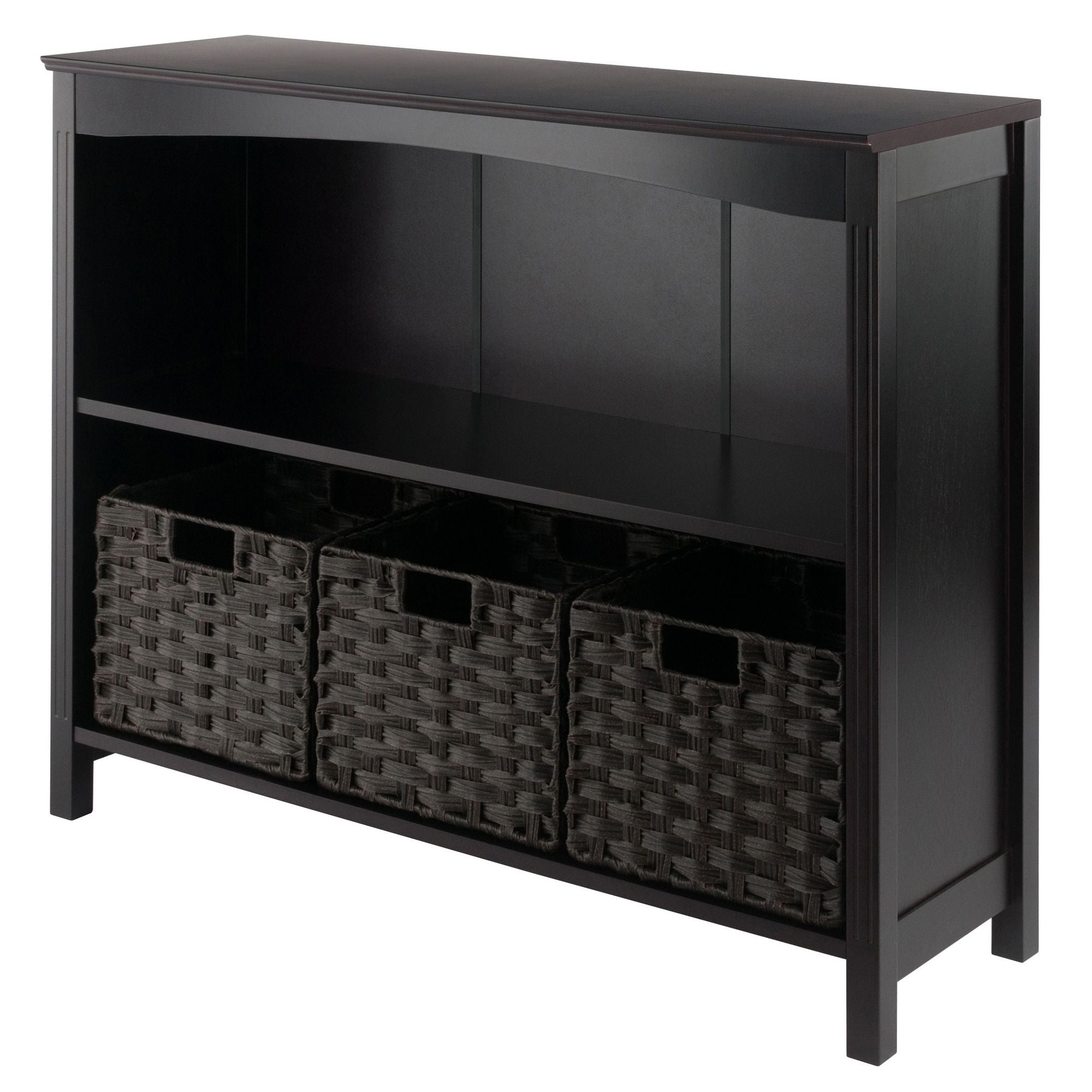 Terrace Storage Shelf with Three Folding Baskets
