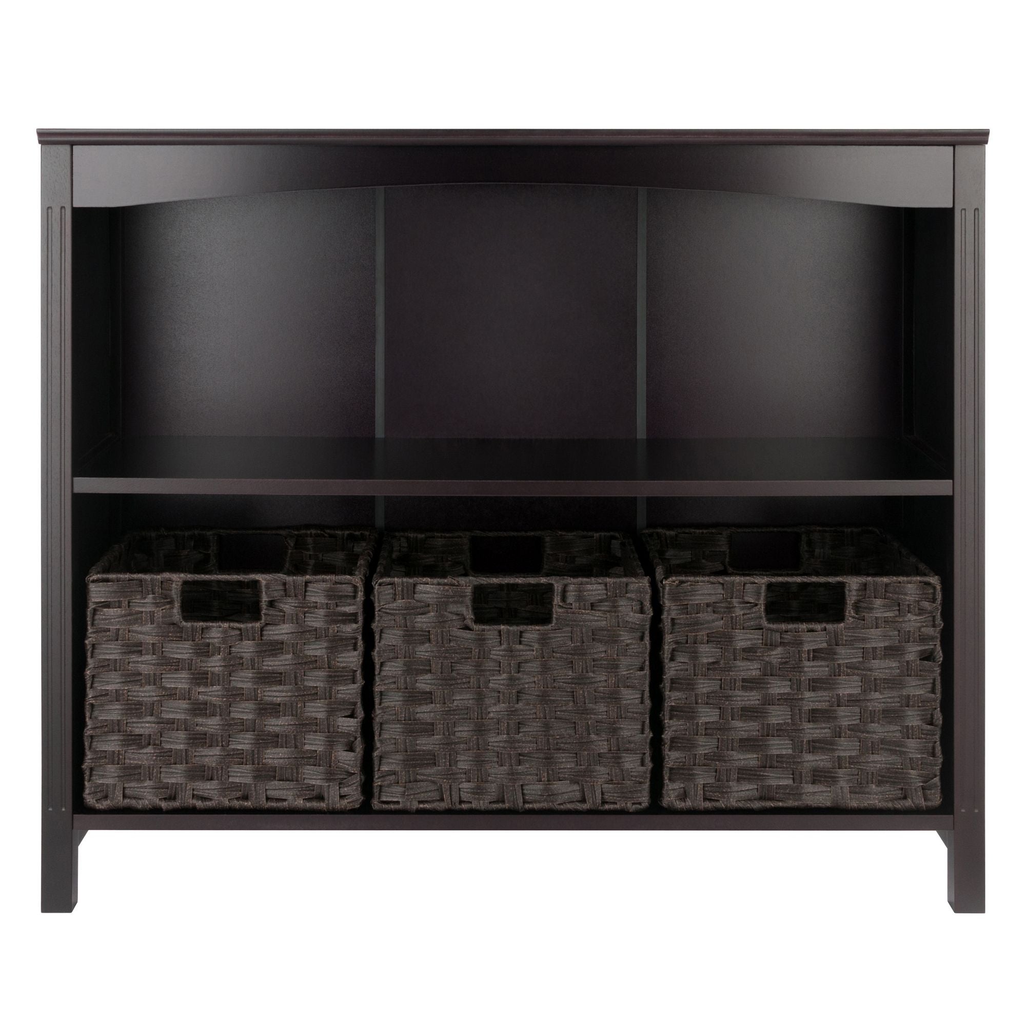 Terrace Storage Shelf with Three Folding Baskets