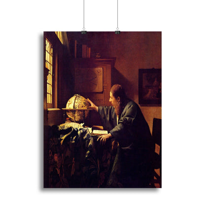 The Astronomer by Vermeer Premium Canvas Print