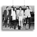 The Beatles and Brian Epstein at London Airport Wall Art
