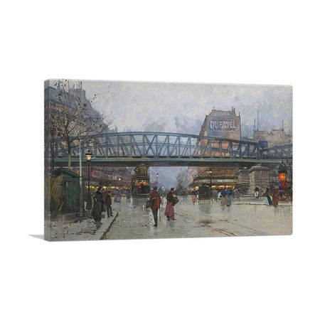 The Boulevard of the Chapel and Aerial Paris Wall Art