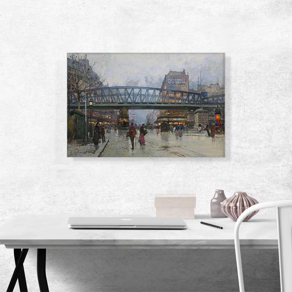 The Boulevard of the Chapel and Aerial Paris Wall Art