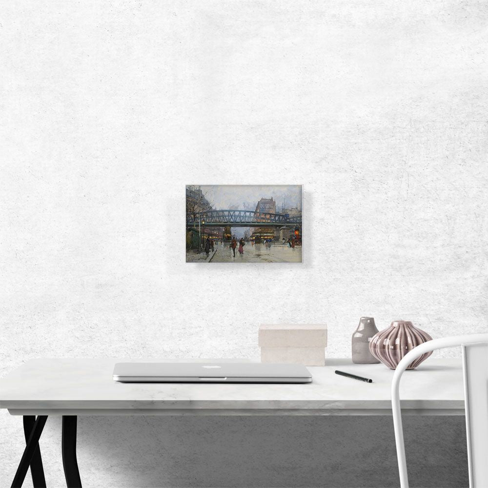 The Boulevard of the Chapel and Aerial Paris Wall Art