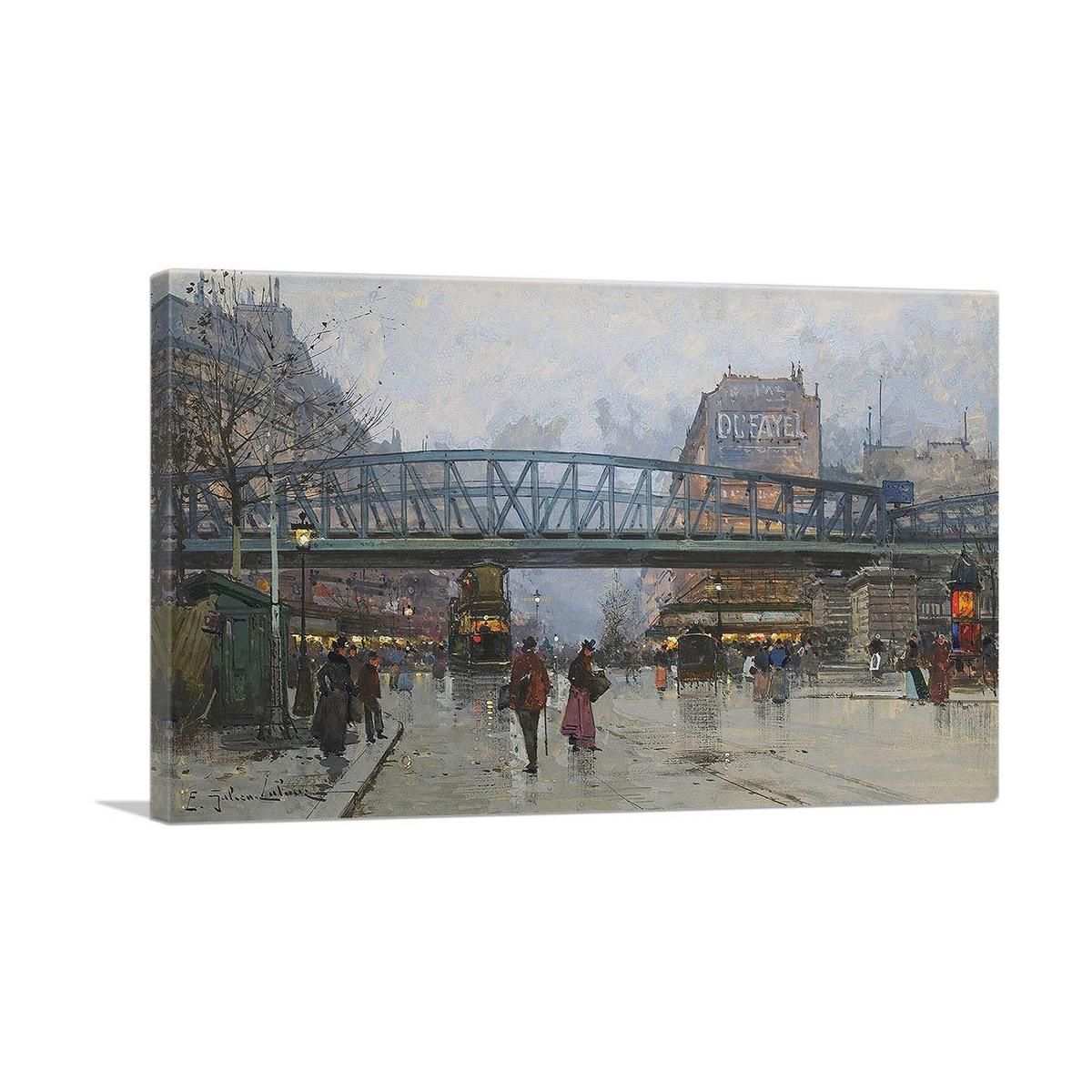 The Boulevard of the Chapel and Aerial Paris Wall Art
