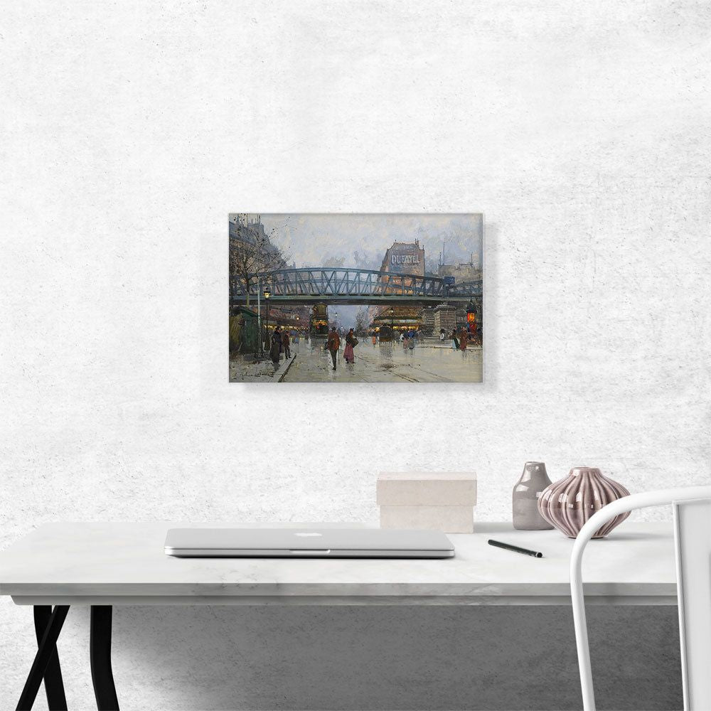 The Boulevard of the Chapel and Aerial Paris Wall Art