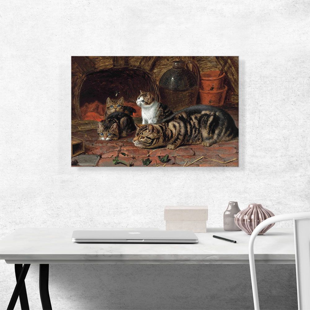 The First Lesson Canvas Wall Art