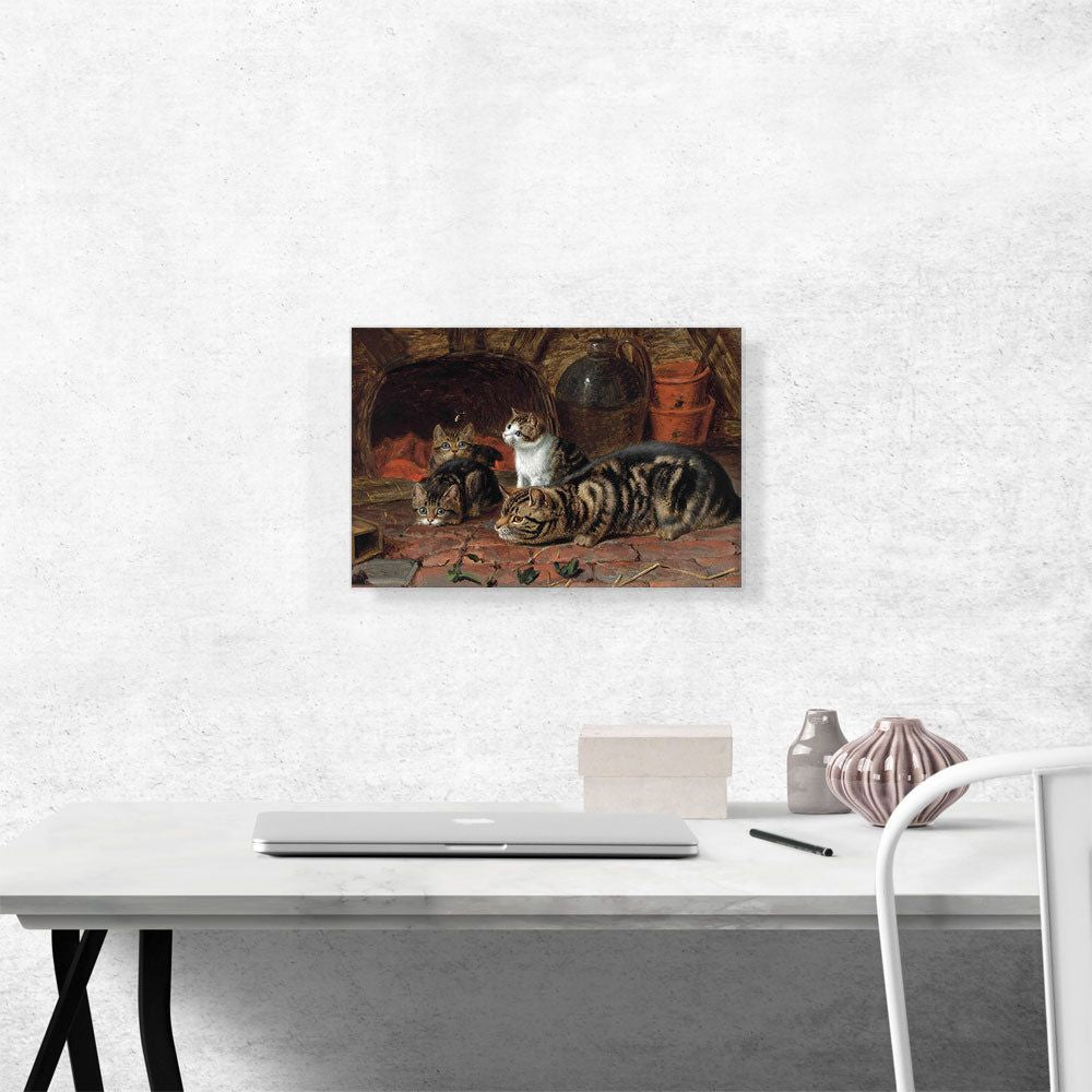 The First Lesson Canvas Wall Art