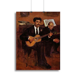 Degas The Guitarist Pagans and Monsieur Degas Wall Art