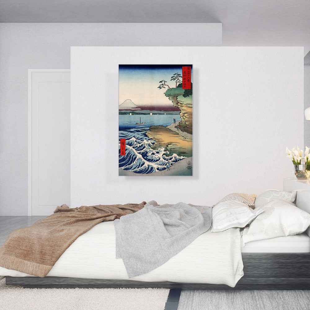 The Hota Coast in Awa Province 1858 Wall Art