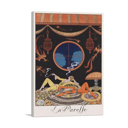 The Laziness La Paresse Canvas Wall Art