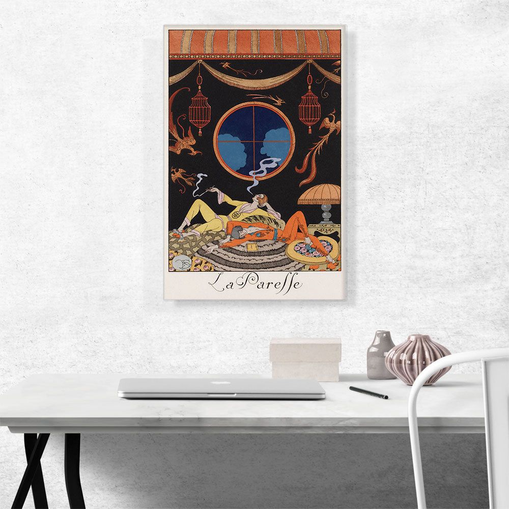 The Laziness La Paresse Canvas Wall Art
