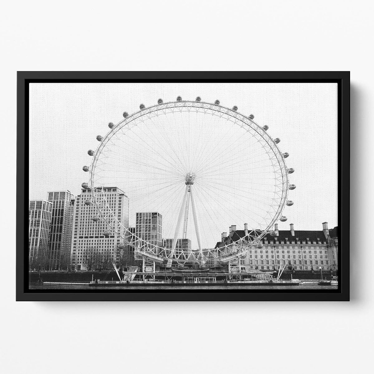 The London Eye Floating Framed Canvas