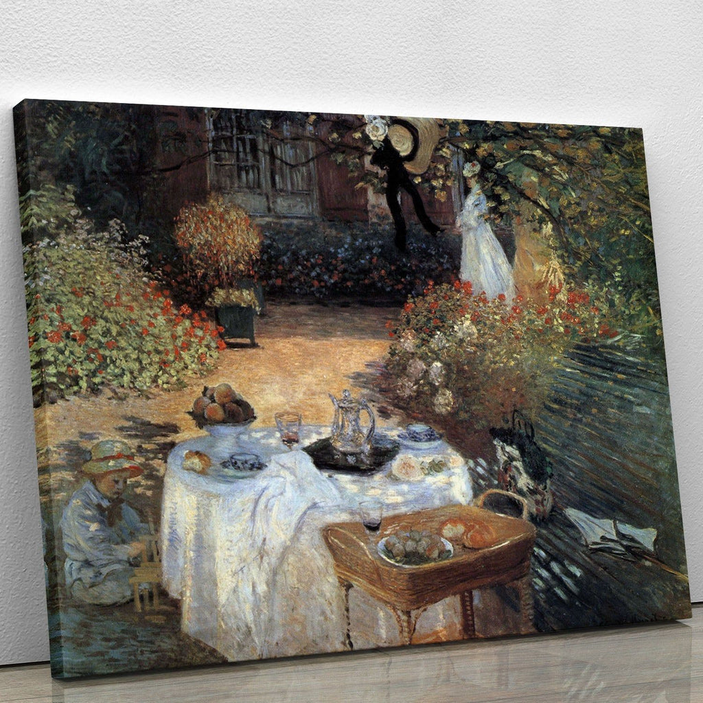 The lunch 2 by Monet Canvas Print or Poster