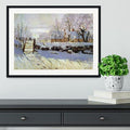 Monet’s The Magpie Framed and Ready to Hang