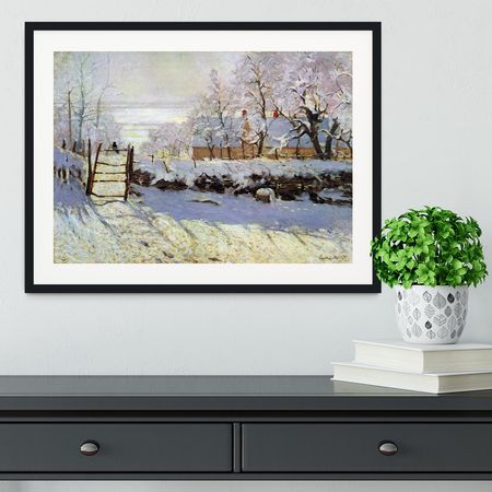 Monet’s The Magpie Framed and Ready to Hang
