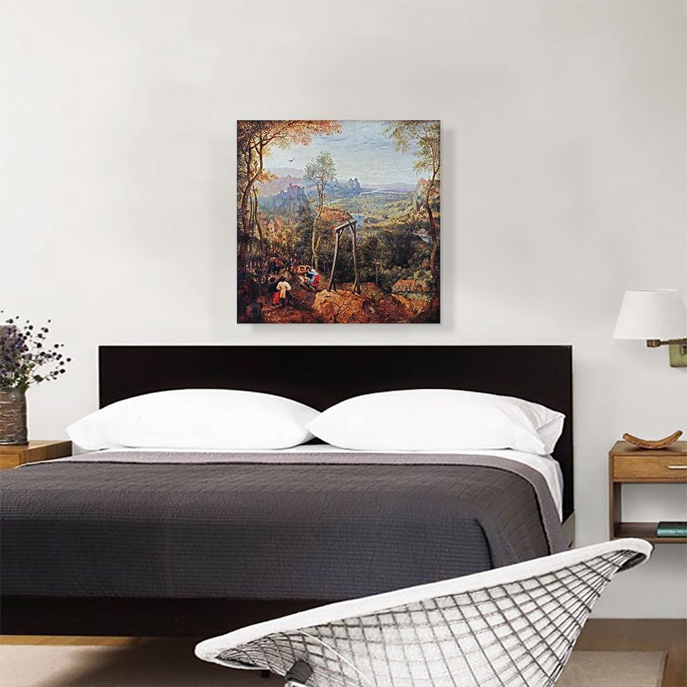 Premium Canvas Art – The Magpie on the Gallows 1568