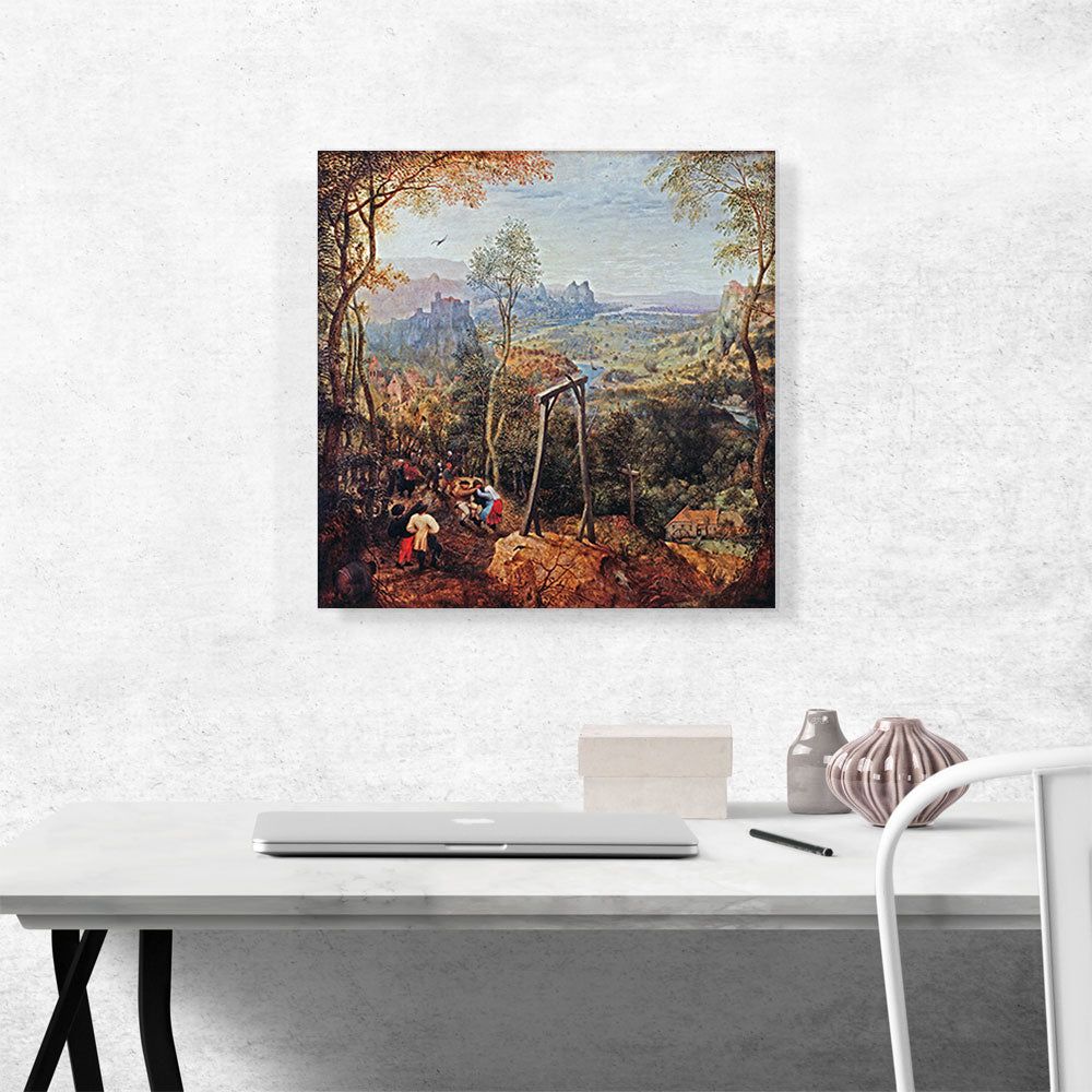 Premium Canvas Art – The Magpie on the Gallows 1568