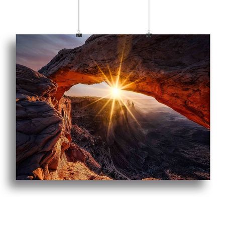 The Mesa Arch Canvas Print or Poster
