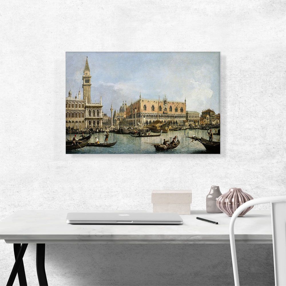 The Molo and Piazzetta San Marco Venice Canvas Art