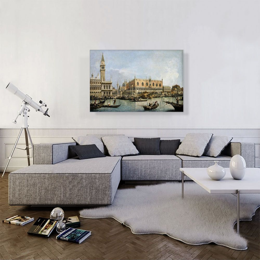 The Molo and Piazzetta San Marco Venice Canvas Art