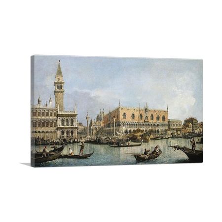 The Molo and Piazzetta San Marco Venice Canvas Art
