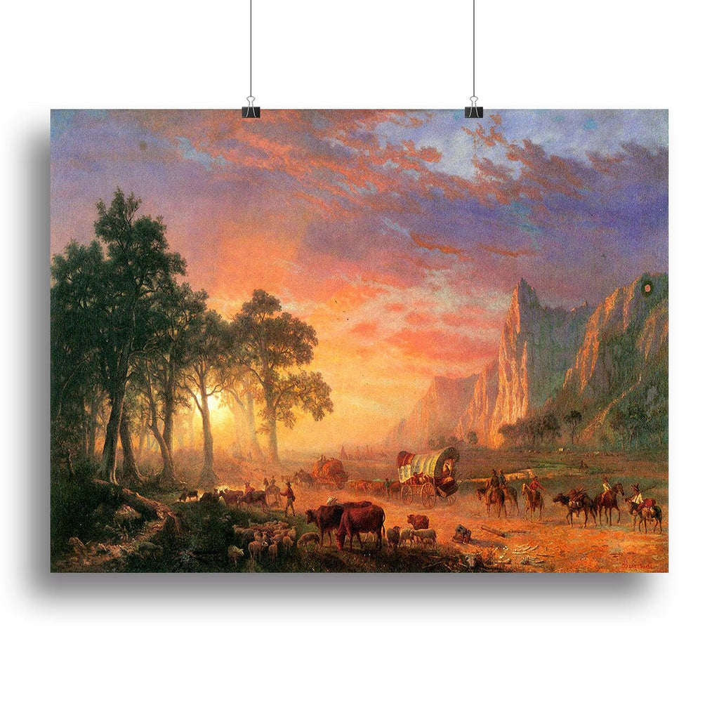 Bierstadt's The Oregon Trail Landscape Wall Art