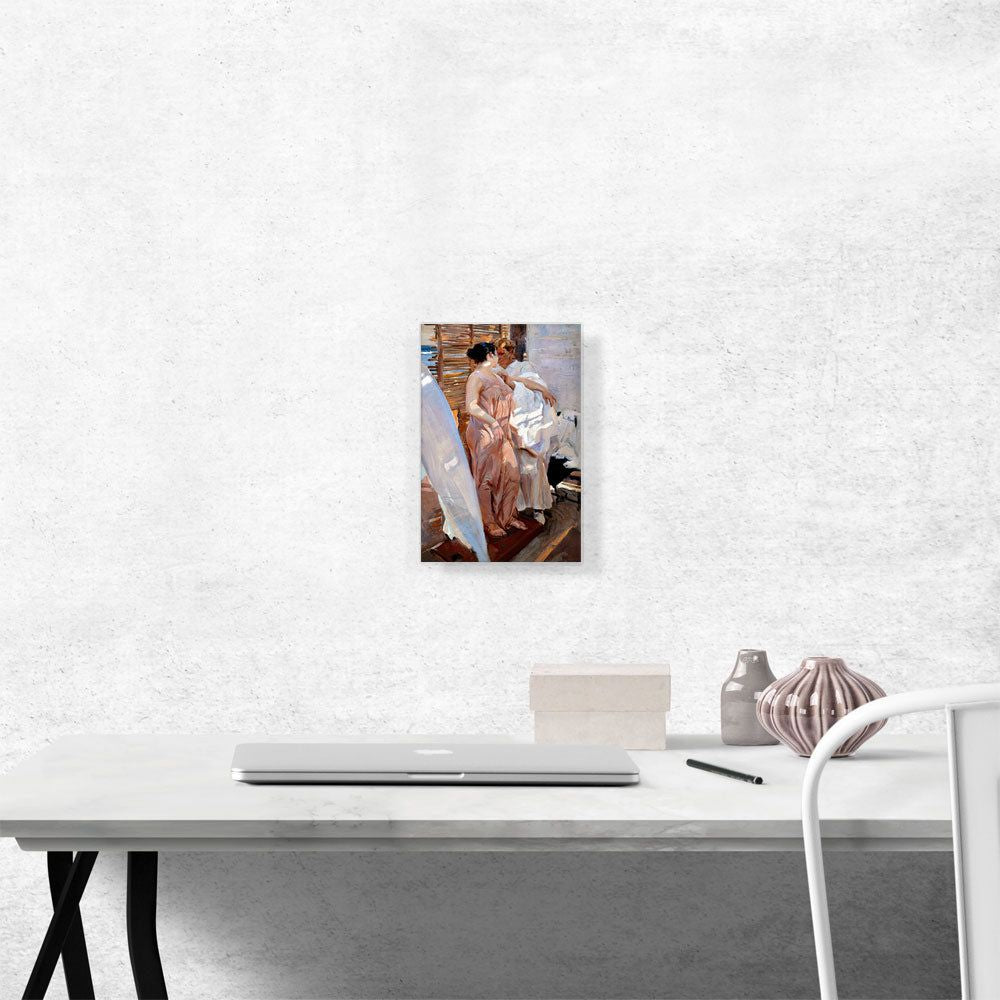 The Pink Robe - After the Bath 1916 Canvas Art