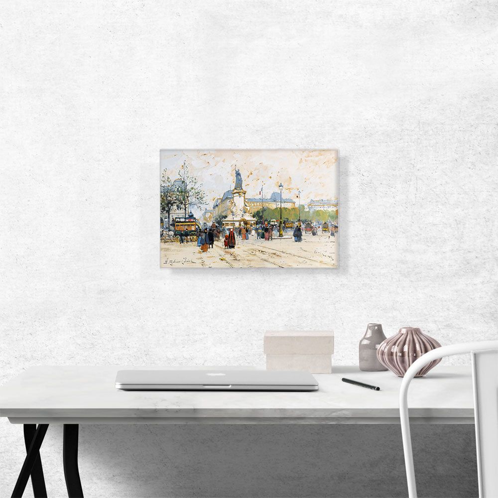 The Place of the Republic Canvas Wall Art