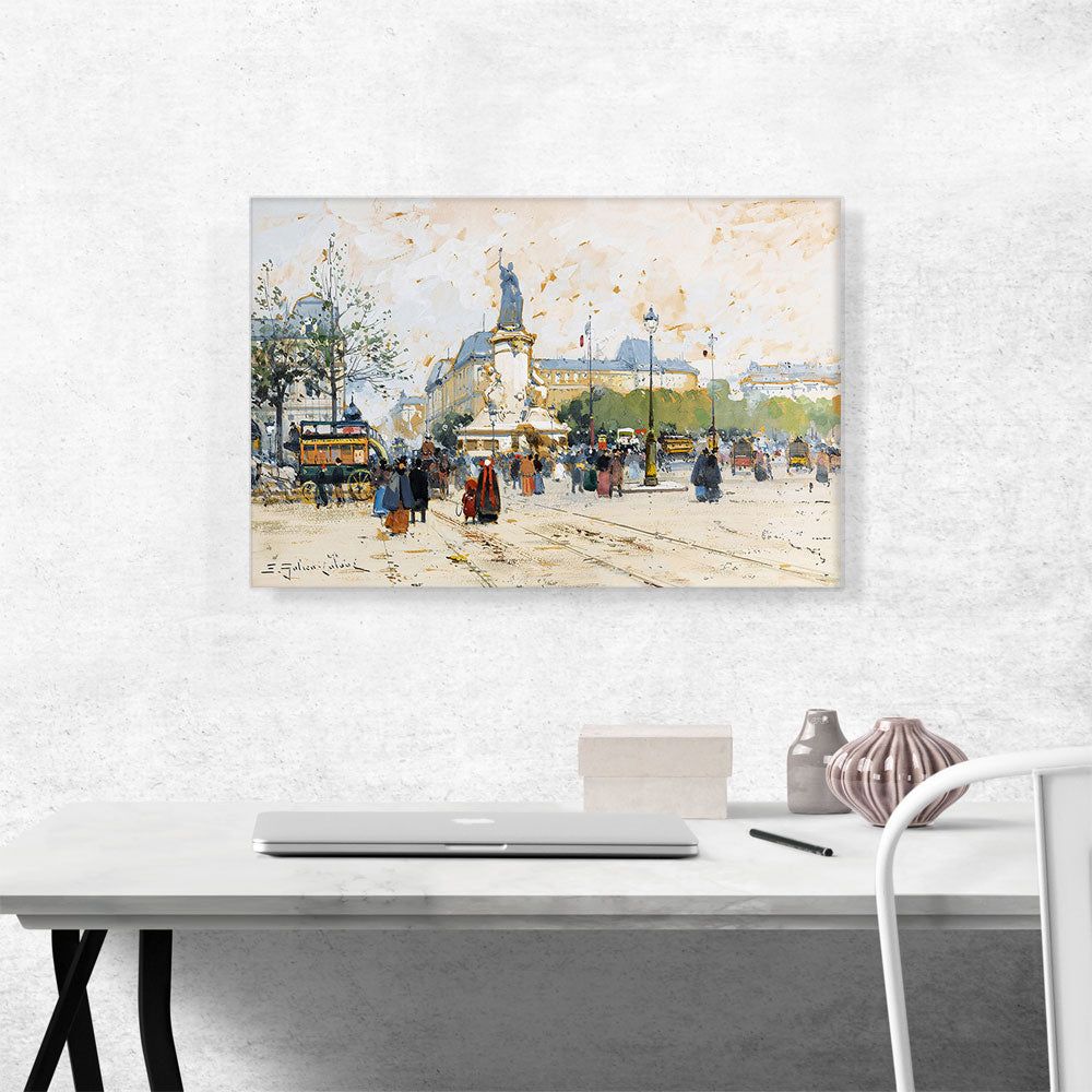The Place of the Republic Canvas Wall Art