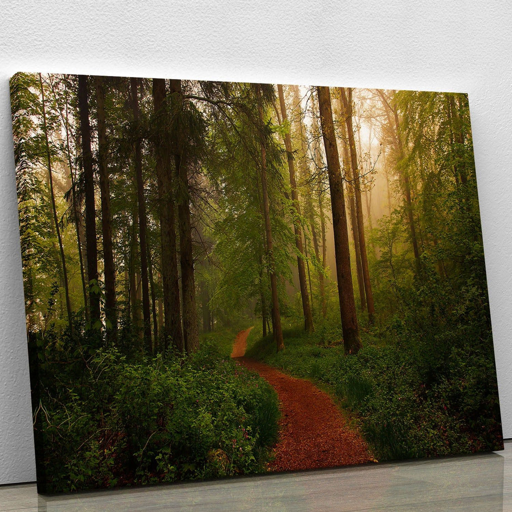 The Red Path Expressive Wall Art
